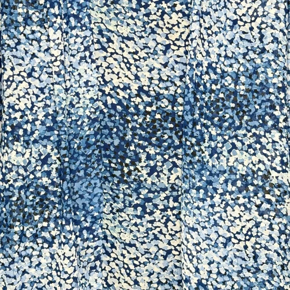 Sag Harbor Womens Top 1X Blue Polka Dot 3/4 Sleeve V Neck Layer Look - Picture 2 of 6